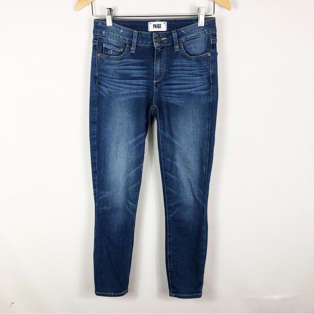 Paige Verdugo Ankle Crop Jean | Medium Dark Wash | Size 27
